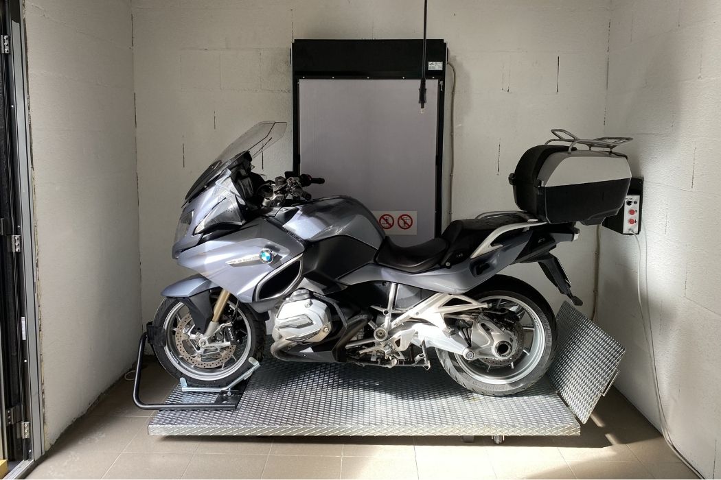 Stationnement moto